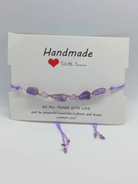 Zapestnica AMETIST - podpora pri samozavesti 2451