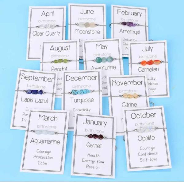 Zapestnica za Astrološki mesec JANUAR - GRANET 2411