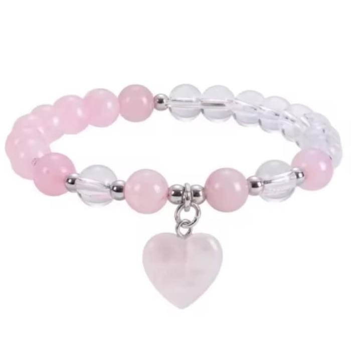 Zapestnica »Angel Ljubezni« - Roževec & Gorski Kristal 5859