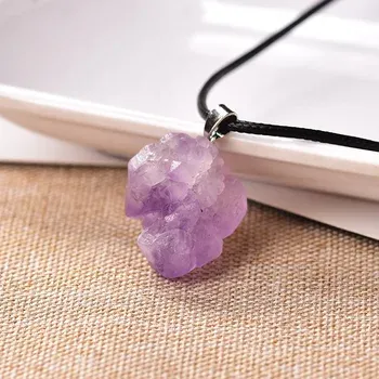 Ogrlica z obeskom Ametist - Kristal Notranjega miru 5614