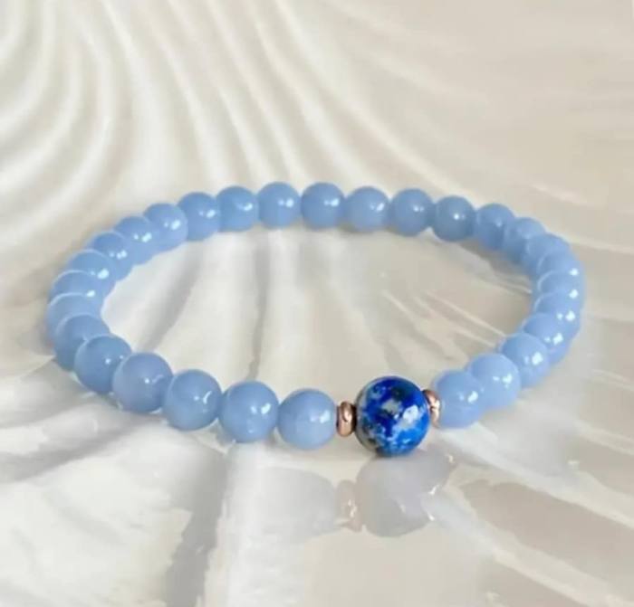 Zapestnica iz angelita in sodalita – Božanska podpora 5902