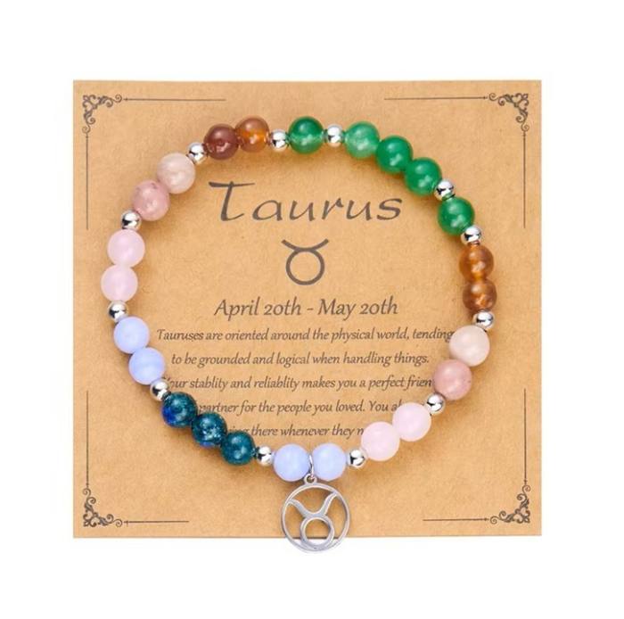 Zapestnica iz naravnih kristalov za astrološko znamenje BIK 5799