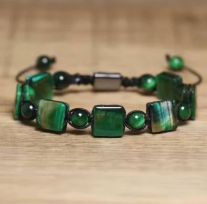 Zapestnica zeleno tigrovo oko 5863