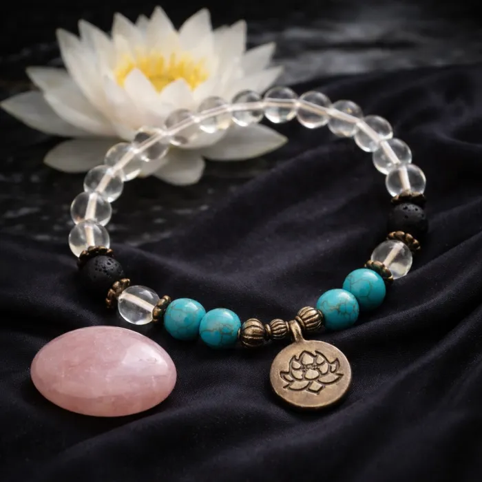 Zapestnica Iz teme v svetlobo – kot lokvanj 6370