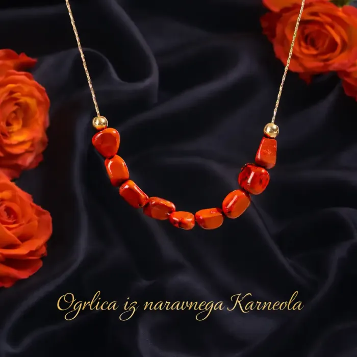 Ogrlica Karneol energije 6700
