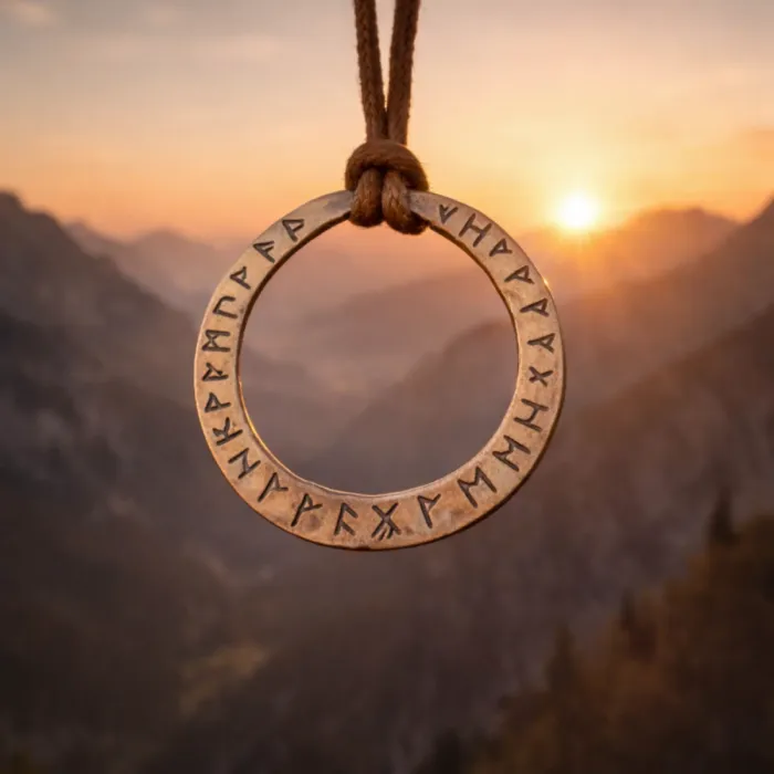 Vikinški runski zaščitni amulet  6814