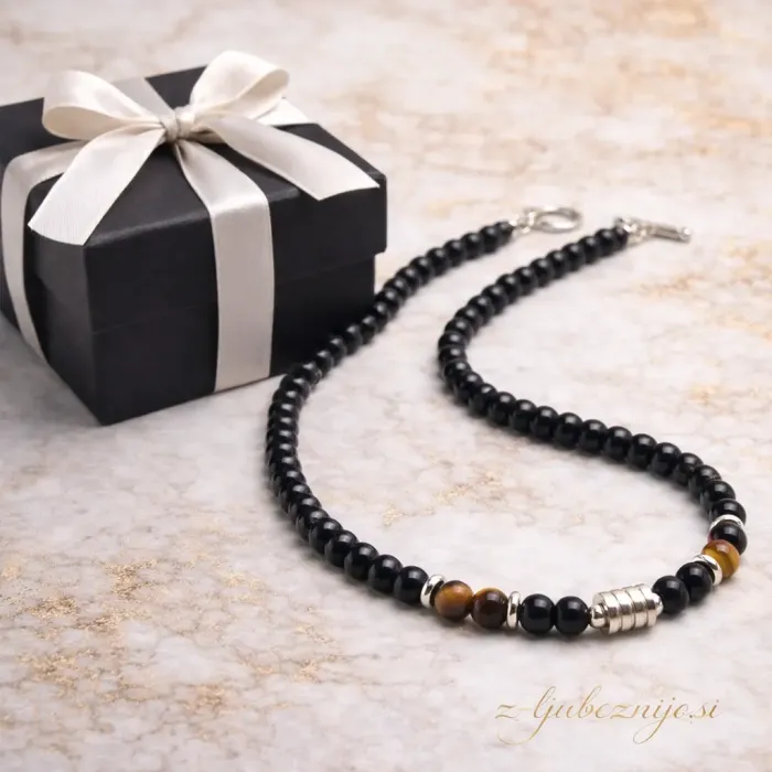 Ogrlica za moč in pogum – tigrovo oko  6651