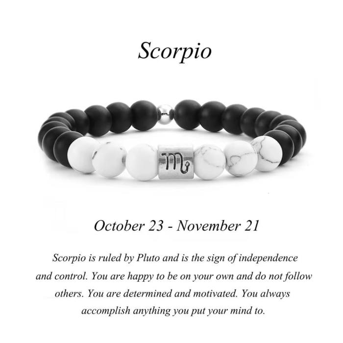 Zapestnica astrološko znamenje ŠKORPIJON 6276