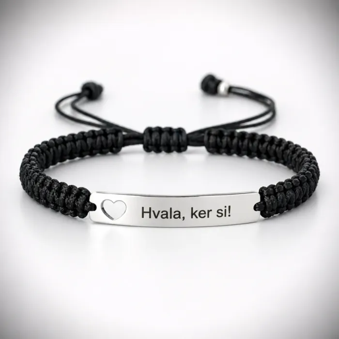Zapestnica hvaležnosti - za vse- katerim smo hvaležni  6978