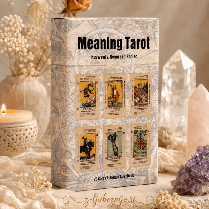 Tarot karte z razlago in slovensko skripto – za začetnike 7024